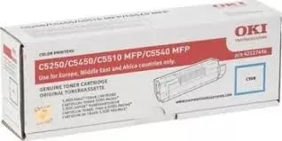 OKI 42127456 - Toner cyan - für C5150n, 5250dn, 5250n, 5450dn, 5450n, 5500n,