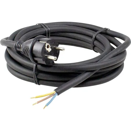 AS Schwabe 70910 Strom Anschlusskabel Schwarz 10.00m