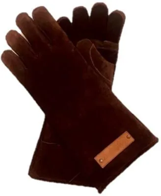 Grillhandschuhe XL von Petromax - Hochwertiges Grillzubehör - Ersatzteile & Zubehör für Outdoor-Aktivitäten, Hitzeschutz bis 250°C und angenehmer Tragekomfort dank hochwertigem Rauleder.