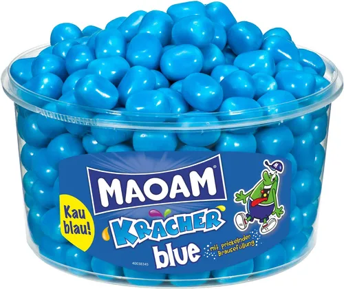Haribo Maoam Kracher Blue 265 Stück 1,2kg in gelb von HARIBO