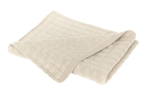 Sigikid Strickdecke Hygge, Taupe Beige - Kuscheldecke 39368 - Spiel- & Puzzelmatten, gemütliche und waschbare Strickdecke für optimale Kuschelstunden.