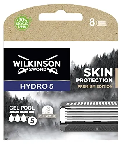 Wilkinson Sword Intuition Hydro 5 Skin Protection Premium Edition für Männer Klingen 8er