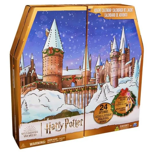 Spin Master 25012 - Wizarding World Harry Potter Adventskalender 2023 - Adventskalender für Harry Potter Fans: 24 Überraschungen mit Spielzeug, darunter ein leuchtender Zauberstab und 3 Magical Minis Figuren. Ideal für magische Weihnachtsvorfreude!