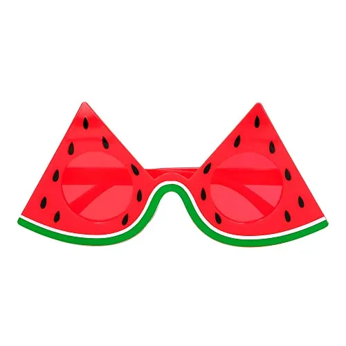 Boland 52077 - Partybrille Wassermelone, Spaßbrille für den Karneval oder JGA, Zubehör für Faschingskostüme, Kostüm Accessoires