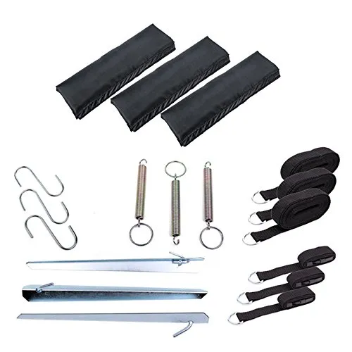 Sturmband für Vorzelte und Markisen 15 TLG. inkl Proplus Eckenschoner für Wohnwagen und Wohnmobil