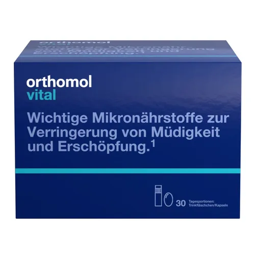 Produktbild Orthomol Vital Kombipack Trinkfläschchen und Kapseln