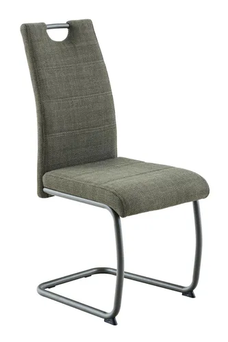 Hela Freischwinger Esszimmerstuhl Florenz, ergonomisch und stylisch in Grün