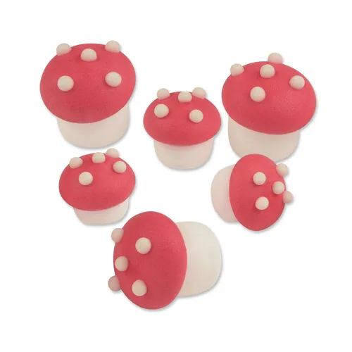 Glückspilze aus Zucker, 100 Stück