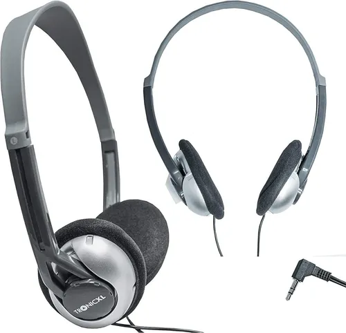 Fernseher Kopfhörer TR-HP113LW6 mit 6m Kabel - Kopfhörer für TV, PC & DJ mit 6m Kabel, verstellbarem Kopfbügel und Lautstärkeregelung für besten Klanggenuss.