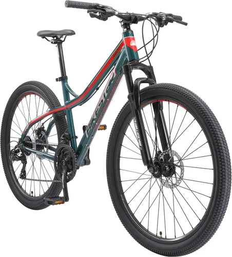 Mountainbike 27,5 Zoll mit 21 Gängen und Shimano RD-TY300 - Fahrrad mit stabilem Aluminiumrahmen, ideal für Natur und Stadt. Genießen Sie effektives Fahren bergauf dank der 21 Gang Kettenschaltung und der leichten Bauweise.