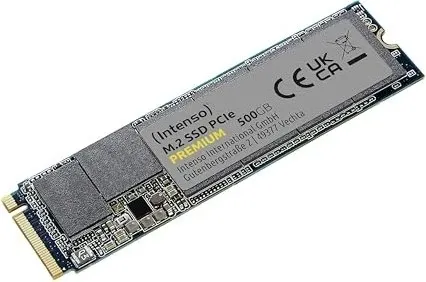 Intenso 500GB M.2 SSD PCIe Premium - Ultra-schnelles Solid State Drive mit bis zu 2100 MB/s für blitzschnelle Datenübertragung und kompakte Geräte