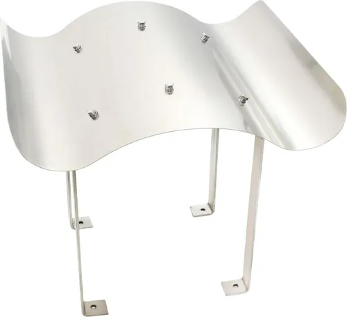 vidaXL Schornsteinabdeckung Edelstahl Silbern - Aschesauger mit korrosionsbeständiger Edelstahl-Schornsteinabdeckung, die Niederschlag und Wind fernhält. Modernes Design für optimale Stabilität und einfachen Zusammenbau.
