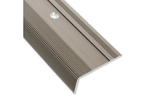 Floordirekt Treppenkantenprofil Glory Bronze dunkel, 3 Größen, Stufenkantenprofil, L-Form