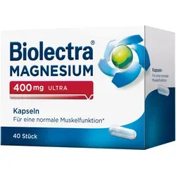 Biolectra Magnesium 400 mg Ultra Kapseln 40 St
