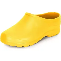 Ladeheid Damen und Herren leichte Eva Clogs Gartenclogs Gartenschuhe LADW001 (Gelb 1032, 37) - Gelb - 37
