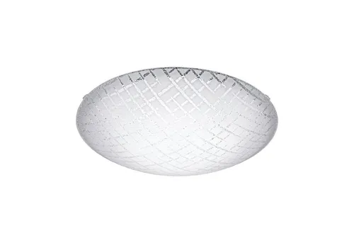 EGLO Deckenleuchte RICONTO 1, LED Warmweiß - Moderne Deckenleuchte aus hochwertigem Stahl und Glas, mit austauschbarem LED-Leuchtmittel für gemütliches warmweißes Licht, perfekt für jeden Raum.