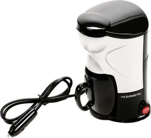 Kaffeemaschine für eine Tasse Perfectcoffee MC 01 von Dometic für LKW, PKW, Boot etc. mit Kaffeebecher, Dauerfilter, Thermostat, Überhitzungsschutz, Montage-Set, 24 Volt 250 Watt
