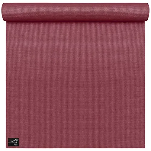 Yogistar Yogamatte Yogimat® Basic XXL Bordeaux - Sportmatte mit guter Rutschfestigkeit, besonders lang und breit für optimalen Komfort beim Yoga. Die 5mm Dicke bietet beste Unterstützung und sorgt für ein angenehmes Trainingserlebnis.