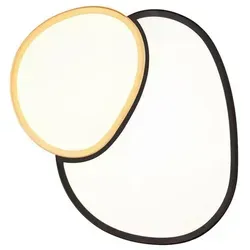 Trio Leuchten Deckenleuchte Rise 647510280, Dimmbar mit Fernbedienung - Moderne LED Deckenleuchte in Schwarz matt/Gold, dimmbar und mit einstellbarer Lichtfarbe von warm- bis kaltweiß. Ideal für stimmungsvolle Beleuchtung in jedem Raum.