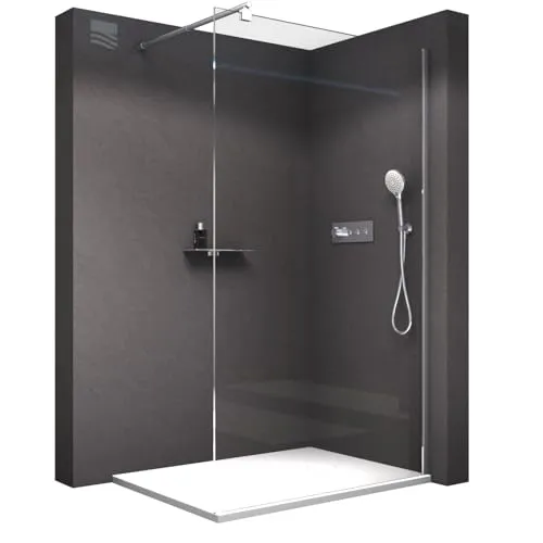 Bernstein Walk-in-Dusche EX101 Klarglas 100 cm von BERNSTEIN