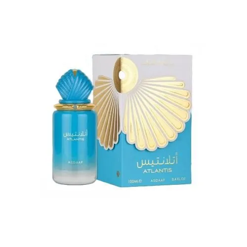 Lattafa Asdaaf Atlantis Blue - 100ml Unisex Duft - Orientalisches Parfum für Abenteurer, das Ruhe und Abenteuer in einem einzigartigen Dufterlebnis vereint.