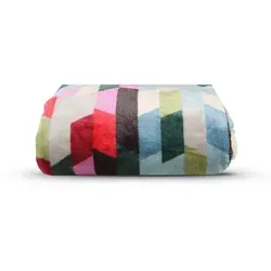 Bestlivings Kuscheldecke, Mehrfarbig, Türkis, 150x200 cm – Moderne Wohntextilien - Weiche Kuscheldecke mit modernem Design in zwei Varianten – ideal für entspannte Stunden. Pflegeleicht, atmungsaktiv und mit Cashmere-Touch, sorgt sie für ein angenehmes Hautgefühl. Größe: 150x200 cm.