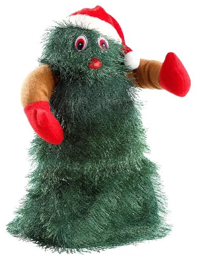 infactory Tanzender Tannenbaum: Singender, Tanzender Weihnachtsbaum Swinging Xmas Tree, 27 cm (Singender Christbaum, Tannenbaum, Weihnachtsmann)