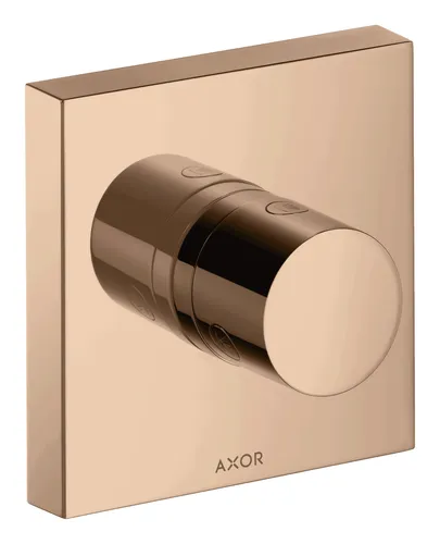 Axor Starck Ab- und Umstellventil Trio/Quattro Unterputz - Polished Red Gold - Wannen- & Duscharmaturen, elegantes Design in Polished Red Gold für ein modernes Badezimmererlebnis