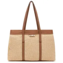 L.Credi Rosalie Shopper Tasche 42 cm  braun
