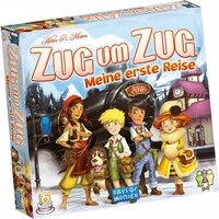 Days of Wonder Zug um Zug Meine erste Reise - Kinderspiel für 2-4 Spieler, ideal für Kinder ab 6 Jahren, fördert strategisches Denken und Teamarbeit
