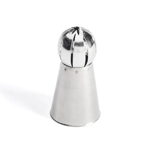 De Buyer-RUNDE TULLE FEINE RILLEN -2,99 x 3 x 6 cm-2120.20, Grau