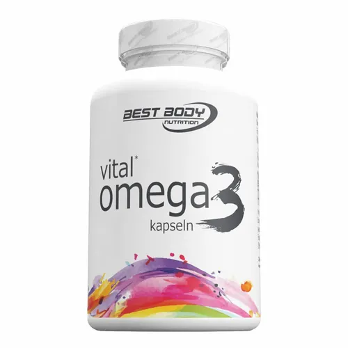 Vital Omega 3 Kapseln 120 Stück/Dose Best Body Nutrition (113,94EUR/1000g)