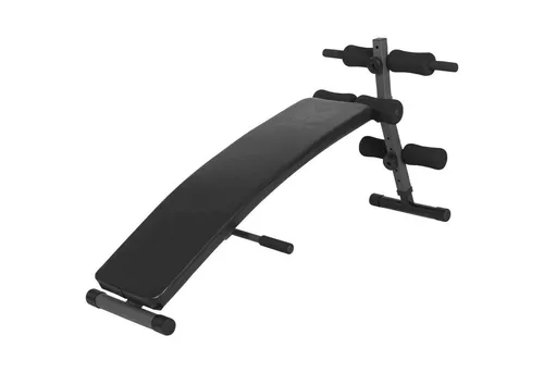 GYRONETICS Bauchtrainer Sit Up Bank, Klappbar, Verstellbar - Bauchmuskelmaschine mit klappbarem Design für platzsparende Aufbewahrung und individueller Höhenverstellung für effektives Training zu Hause.