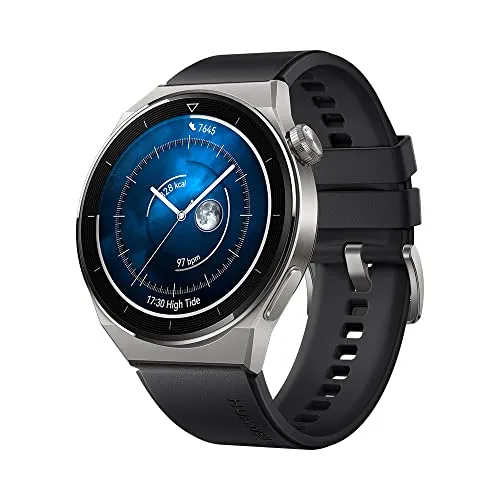 Huawei Watch GT3 Pro - 46.60 mm Titan Smartwatch, elegante Designs mit WLAN und vielseitigen Funktionen für aktives Leben