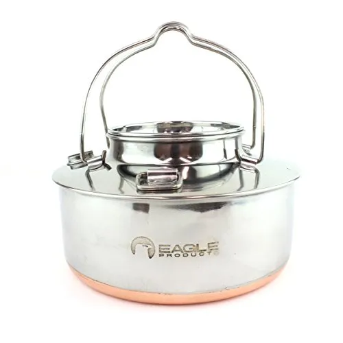 Eagle Feuerkessel Teekessel Edelstahl 0,7L mit Kupferboden