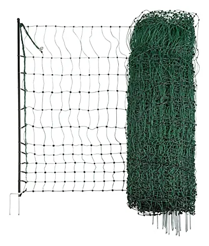 Produktbild Kerbl 292218 Geflügelnetz 50 m, 112 cm Doppelspitze, ohne Strom, grün