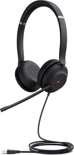 Yealink Headset UH37 Dual Teams - Kabelgebundenes On-Ear Stereo Headset mit erstklassiger Audioqualität und dualem Mikrofon für klare Gespräche. Microsoft Teams zertifiziert, ideal für effektive Teamarbeit.