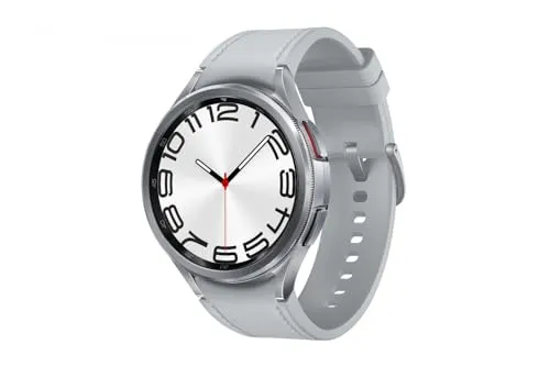 Samsung Smartwatch SM-R965FZSAEUE - Grau Silberfarben, Ø 47 mm - Smartwatch mit Touchscreen und IP68 Wasserresistenz, ideal für Fitness-Tracking und Benachrichtigungen. Perfekt für Technikliebhaber!