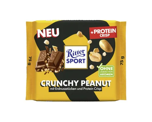 Ritter SPORT Crunchy Peanut & Protein Crisps 75g