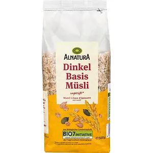 ALNATURA Bio Dinkel Basis Müsli 500 g von Alnatura