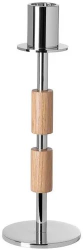 Fink Kerzenleuchter PORTERO 9x28 cm silber