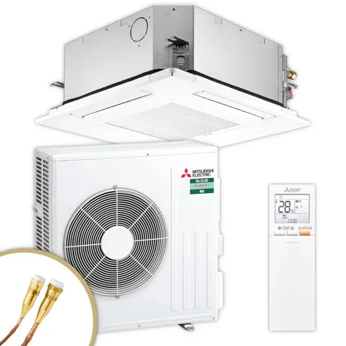 Mitsubishi Electric Split-Klimagerät SLZ-M60FA2 + SUZ-M60VA2 - Klimageräte für Räume bis 60 m², energiesparend mit Invertertechnologie und intelligentem 3D i-see Sensor für optimalen Komfort und Luftverteilung.