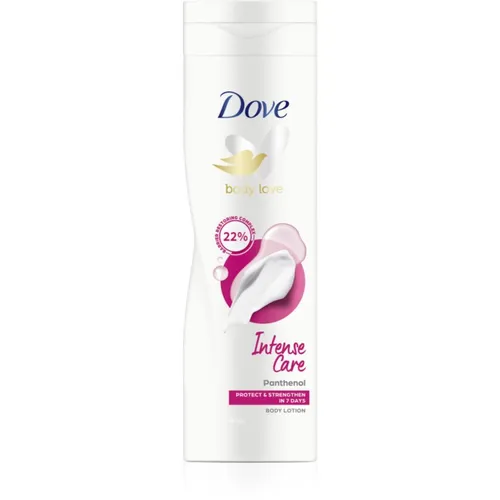 Dove Body Love Intense Care Bodylotion 250 ml - Bodylotion für Damen, spendet langanhaltende Feuchtigkeit und regeneriert trockene Haut für ein geschmeidiges Hautgefühl. Ideal nach dem Baden oder Duschen.