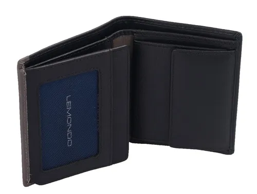 GlücksNugget Geldbörse LEMONDO – Kompakte Echt-Leder Kombibörse