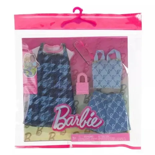 Barbie ubranka + akcesoria 2-pak HRH45 Mattel 194735176953