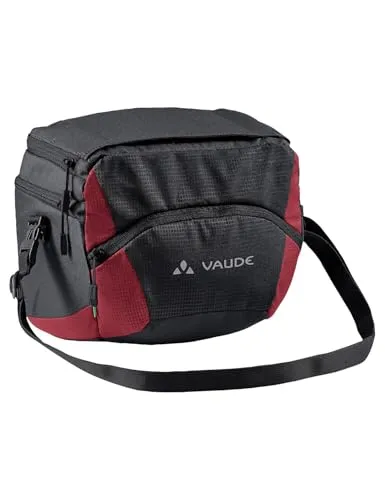 VAUDE Ontour Box L - Große Lenkertasche für Radfahrer - Fahrradtasche mit 6 l Volumen, KLICKfix-System für einfache Befestigung und optimale Organisation durch mehrere Fächer. Inklusive Reflexstreifen und Regenhülle für zusätzlichen Schutz.