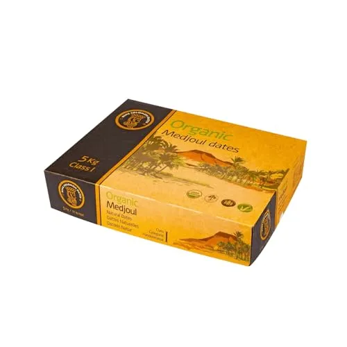 Bremer Gewürzhandel BIO Medjool Datteln – 5kg Karton - Süße Köstlichkeit: Unsere BIO Medjool Datteln sind groß, saftig und ungeschwefelt. Perfekt für kreative Rezepte oder als gesunde Snack-Alternative. 100% natürliche Zutaten ohne Zuckerzusatz!