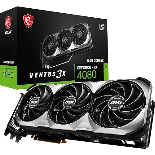 Produktbild MSI GeForce RTX 4080 16GB Ventus 3X OC Gaming Grafikkarte