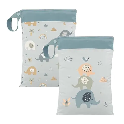 ARTEE Nasstaschen Set für Kita-Wechselwäsche von Artee