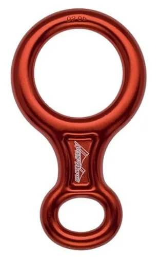 AUSTRIALPIN Standard Alu Abseilachter (Rot)